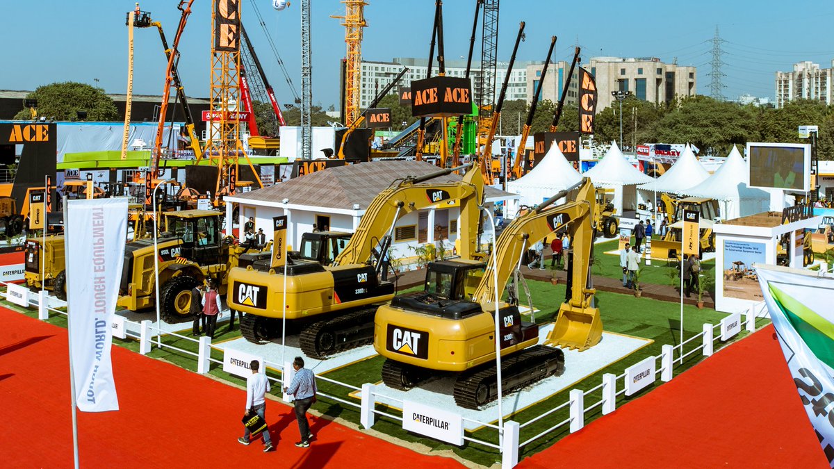 baumaCONEXPOIND's tweet photo. Andy Dhanarai,Director Sales, @CaterpillarInc India says #BCIndia2016 is a good platform for exhibiting products & an absolute quality show. https://t.co/asIi8t3BbG