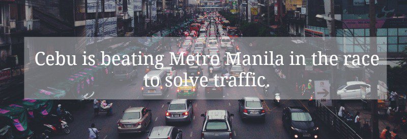 CebuGazette's tweet photo. Cebu is beating Metro Manila in the race to solve traffic. Here’s how... #WunderPH https://t.co/IuCTmCIhih https://t.co/VSqshiu647
