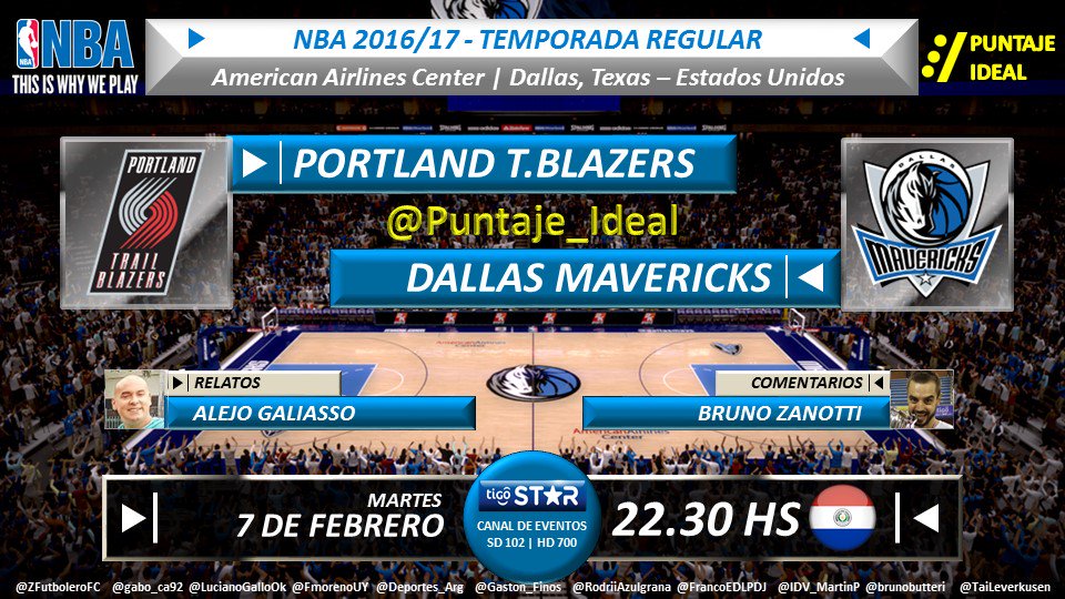 Puntaje_Ideal's tweet photo. #NBAxTS | #RipCity vs. #MFFL
Relata: @alejogaliasso | Comenta: @bzeta7
#NBA
Dale RT https://t.co/ot8Jz9y9S7