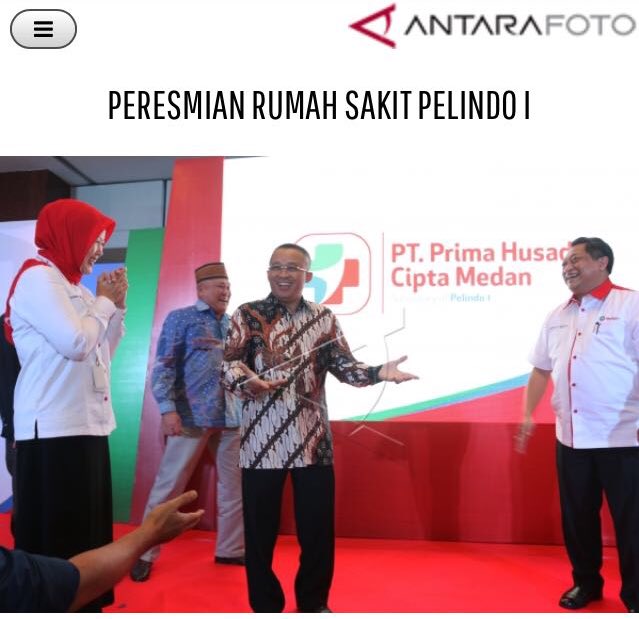 PelindoSPMT's tweet image. PERESMIAN RUMAH SAKIT PELINDO I | ANTARA Foto antarafoto.com/peristiwa/v148…