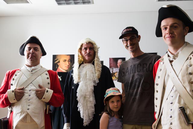 MarkThomson99's tweet photo. Nice to get a visit on set from @AlexSangston on the weekend, posing with a few dodgy characters #comedyconcentrate @ScreenTasmania #tasfilm https://t.co/png6CxxvbU