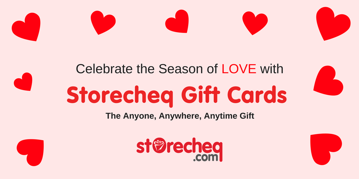 Storecheq's tweet photo. Celebrate the #SeasonofLOVE with #Storecheq #GiftCards - the Anyone, Anytime, Anywhere Gift. Send now at https://t.co/6bO9d497Y0 https://t.co/wU4edU5Obu