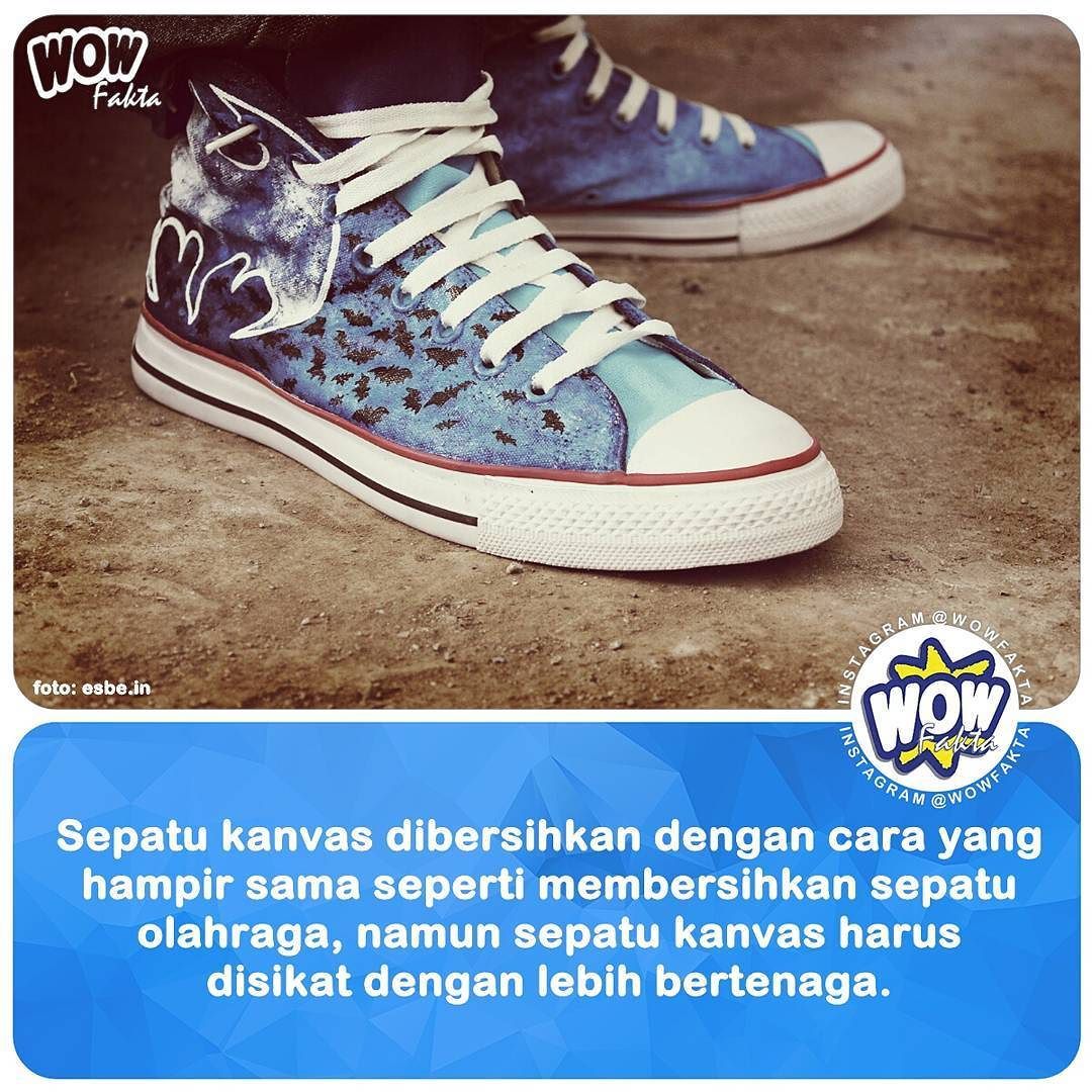 ift.tt/2kC3zfX [#wowfakta] Membersihkan sepatu kanvas sebenarnya hampir sama dengan sepatu olahraga. Bagia…