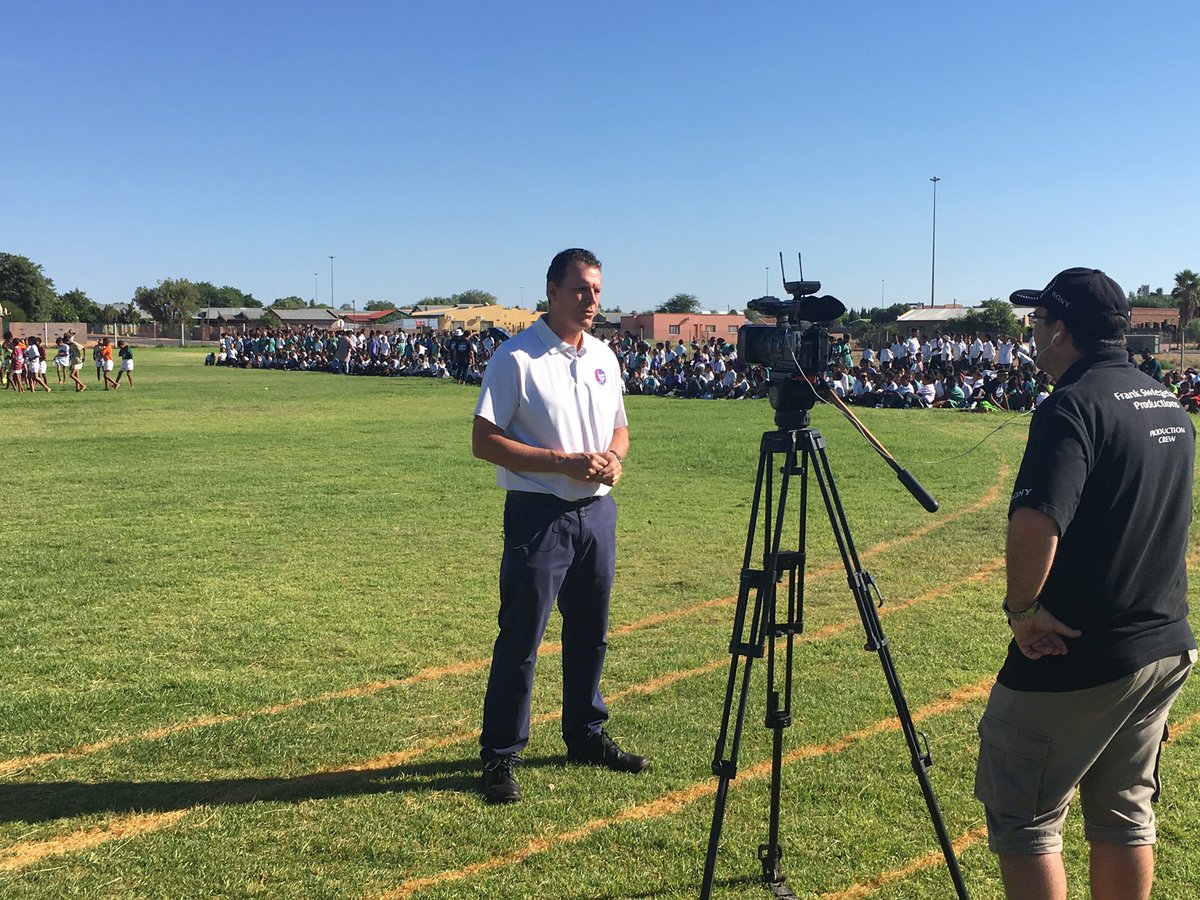 Interview with Mr Vaughn Bishop from @SSLetsPlay #physedchallengesa @NC_Buzz @SportsTrustSA Rosendal Intermediate School 2016 Winners