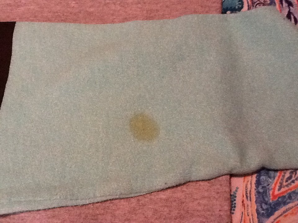BarbieSteele7's tweet photo. Got this during the Super Bowl! @Tide leaves me worry free! #BradshawStain #GetsItOut #ad https://t.co/w6NFvKorw6