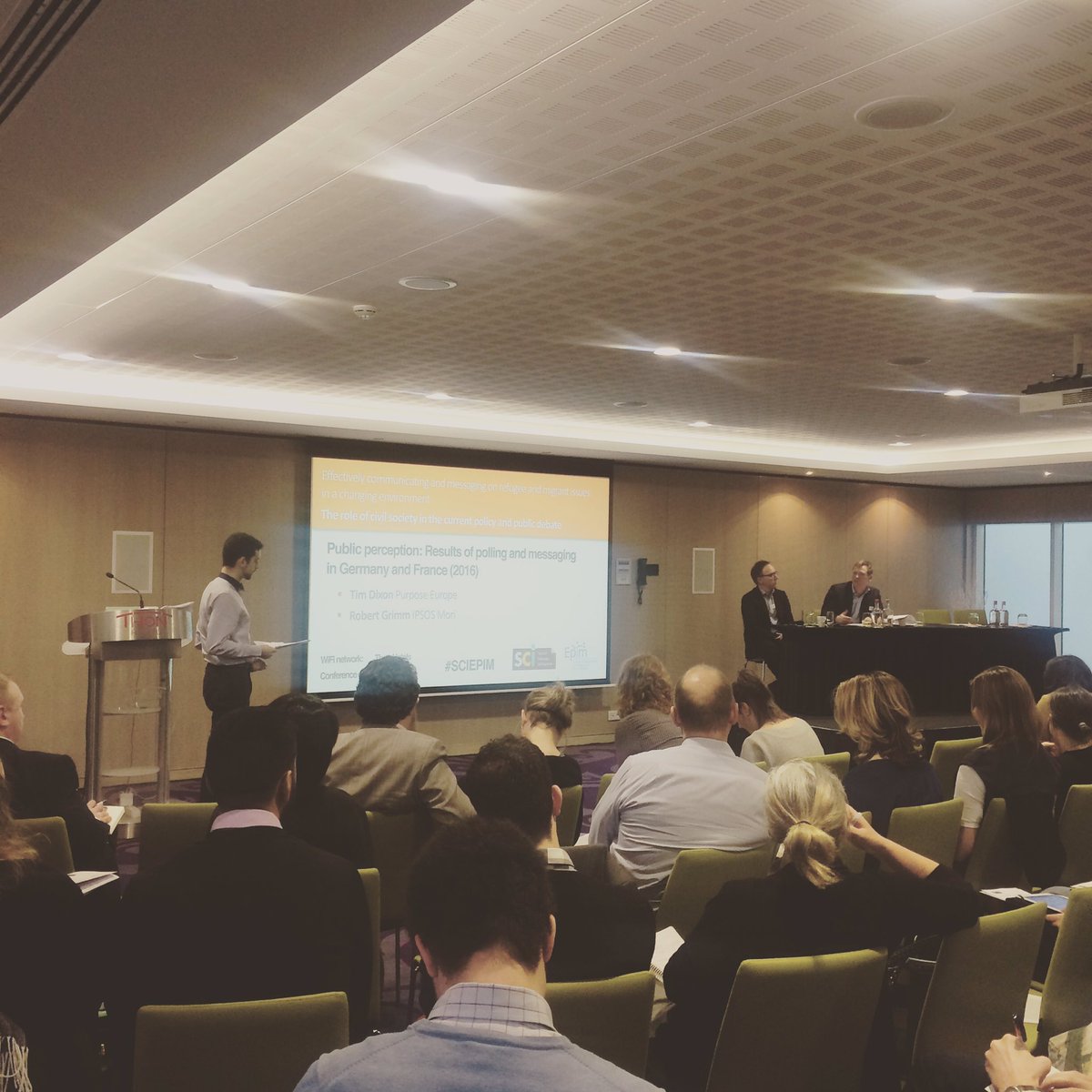 TheEPIM's tweet photo. @Purpose on results of polling in Germany and France: who are the audiences we are talking to?at #SCIEPIM conference https://t.co/8AZxc85Ahy