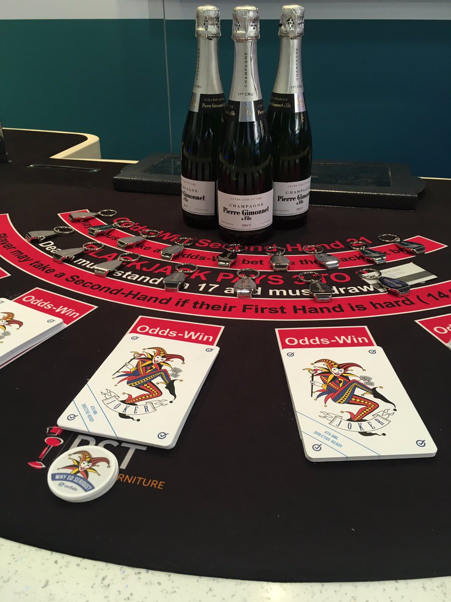 Come and see us at stand N3-122 for your chance to win a half case of #champagne #ICEGaming #ICE17 #KYC #MachineLearning #iGaming