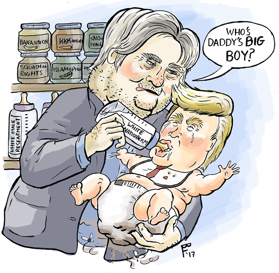 AltMajority's tweet photo. @DorisWi21188971 @PalmerReport #Cartoon #CNBC #CNN #FoxNews #DeVos #AltMajority No @POTUS before has been THIS messy. #SoCalledJudge https://t.co/CtQv95mUEc