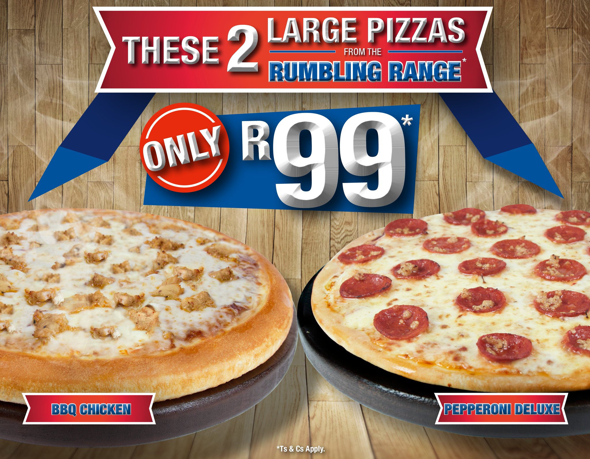 Roman's Pizza on Twitter &quot;Get 2 Large Pizzas from the Rumbling Range