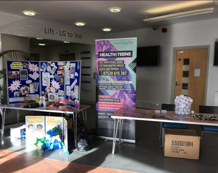 Promoting our 11-19 digital and school nursing services <a href="/ChatHealthNHS/">ChatHealth NHS</a> <a href="/HealthForTeens1/">Health for Teens</a> <a href="/LeicesterColl/">Leicester College</a>