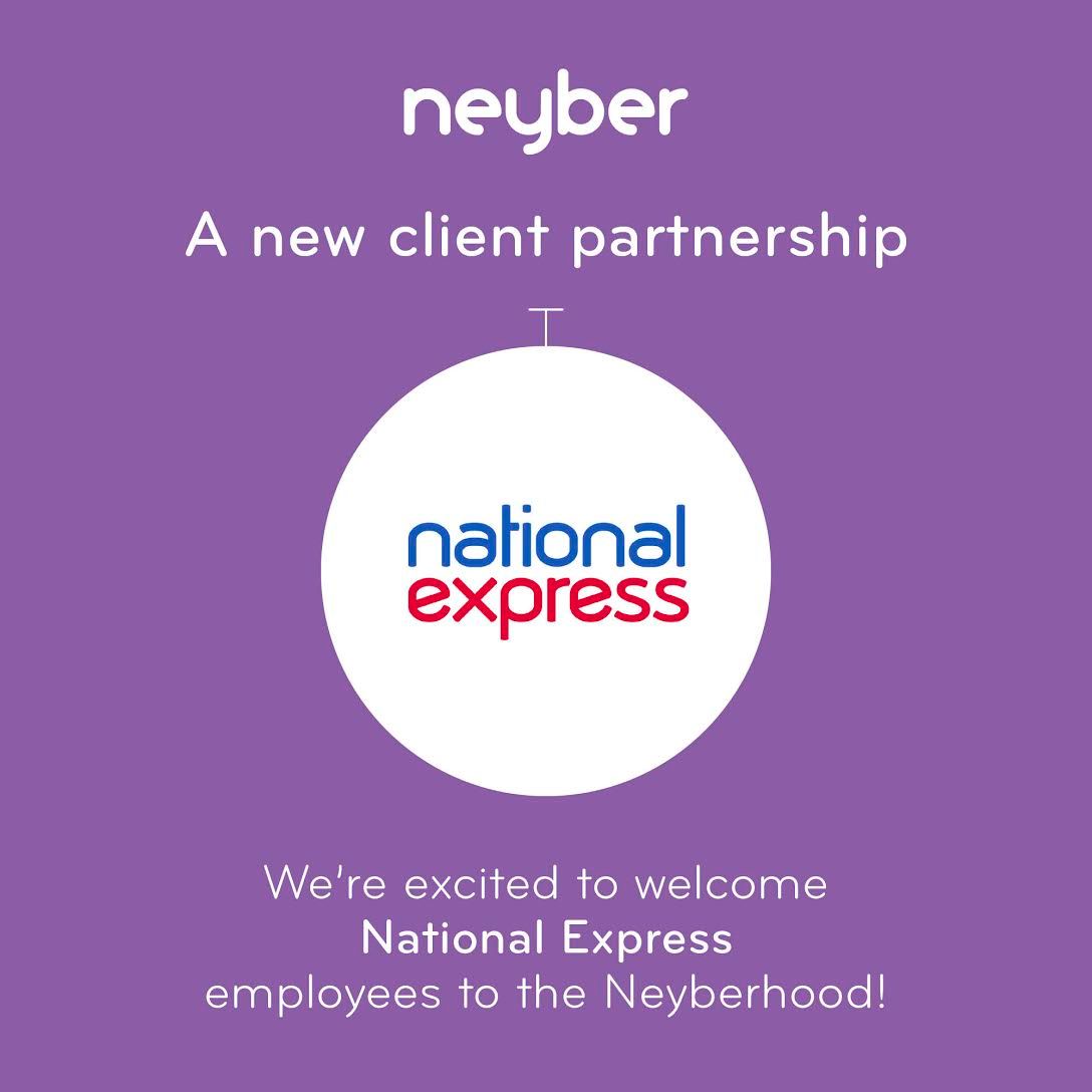 helloneyber's tweet photo. Welcome to the #Neyberhood @nationalexpress! We're so excited to help improve the #FinancialWellbeing of even more employees #HelloNeyber https://t.co/cud51hE2IQ