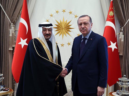 Saudi Arabian Ambassador Presents His Credentials to President Erdoğan tccb.gov.tr/en/news/542/70…
