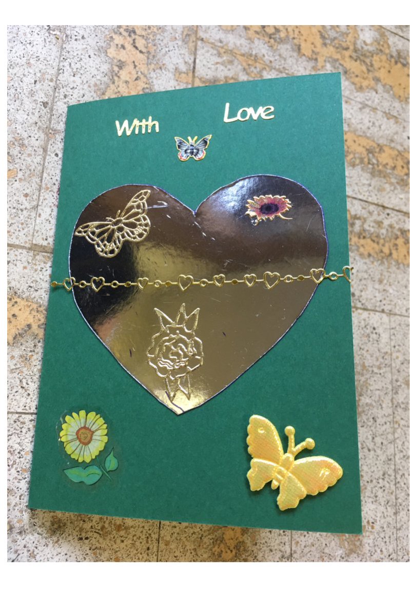 We made Valentine’s Day cards at Caterpillars carers’ and tots’ group today