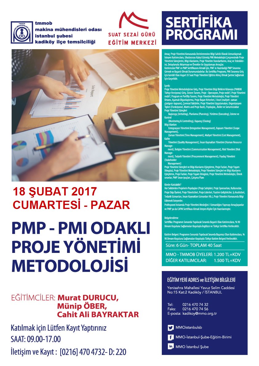 #PMP #PMIOdaklıProjeYönetimiMetodolojisi #SertifikaProgramımız 18 Şubat Tarihinde Başlıyor.TCumartesi-Pazar Günleri Yapılacaktır.2122529500