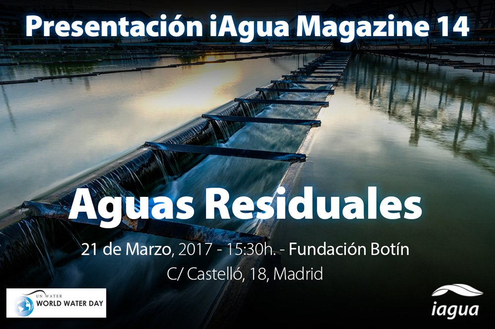 SAVE THE DATE: El 21 de marzo presentamos #iAguaMagazine 14 en la sede de <a href="/fundacionbotin/">Fundación Botín</a> iagua.es/presentacion-m… ¡Apúntate ya!
