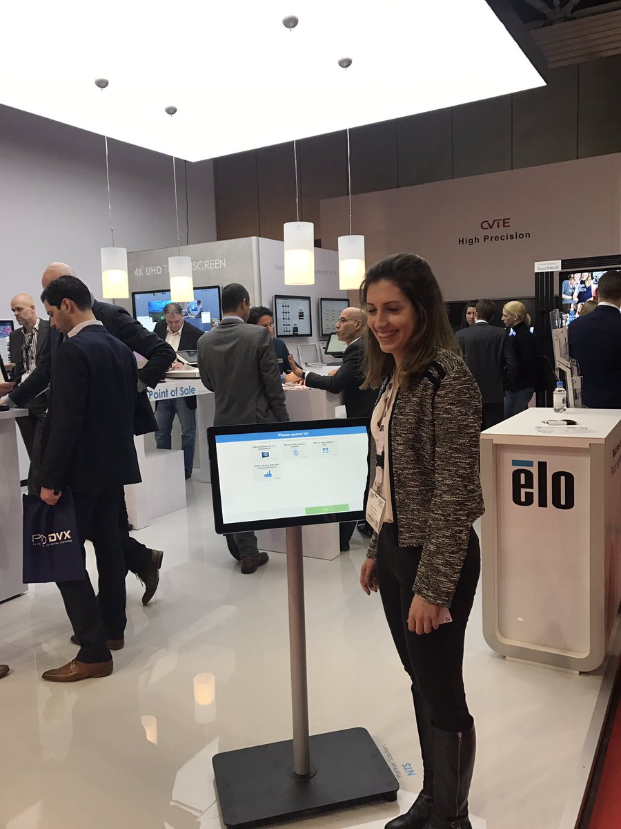 lauramflinn's tweet photo. Head to the @EloEMEA stand Hall 10 N148 @ISE_Show to find out more out #touchscreens #digitalsignage #touchmonitors #avtweeps #ISE2017 https://t.co/mzonD15VYN