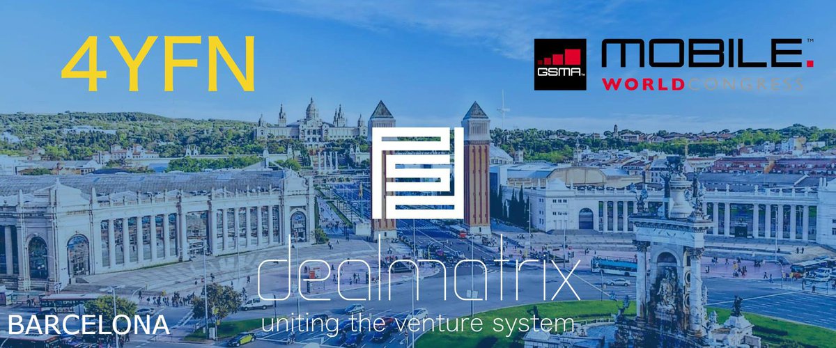 dealmatrix_com's tweet photo. 4days to apply to #Dealmatrix competition: win your ticket to #4YFN17 Apply: https://t.co/bSwLRr2pSV @ChrisDrescher75 @io2hub #startuplife https://t.co/I8ez4GChCB