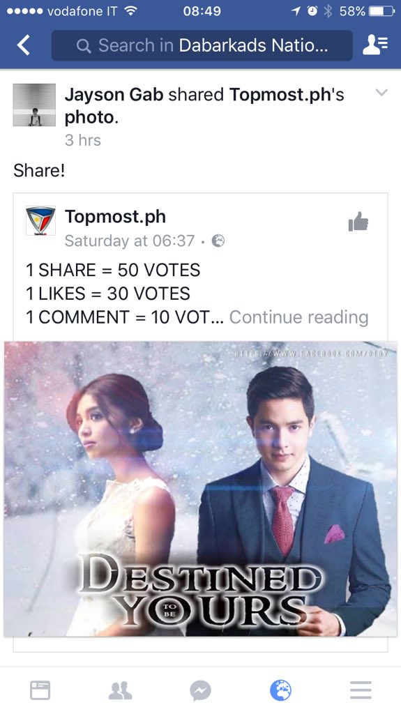 AMInaticsOFC's tweet photo. @AMInaticsOFC   VOTE pordalab ❤️ CTTO-  #ALDUBxDTBYAbangan https://t.co/tQtouzSkdp