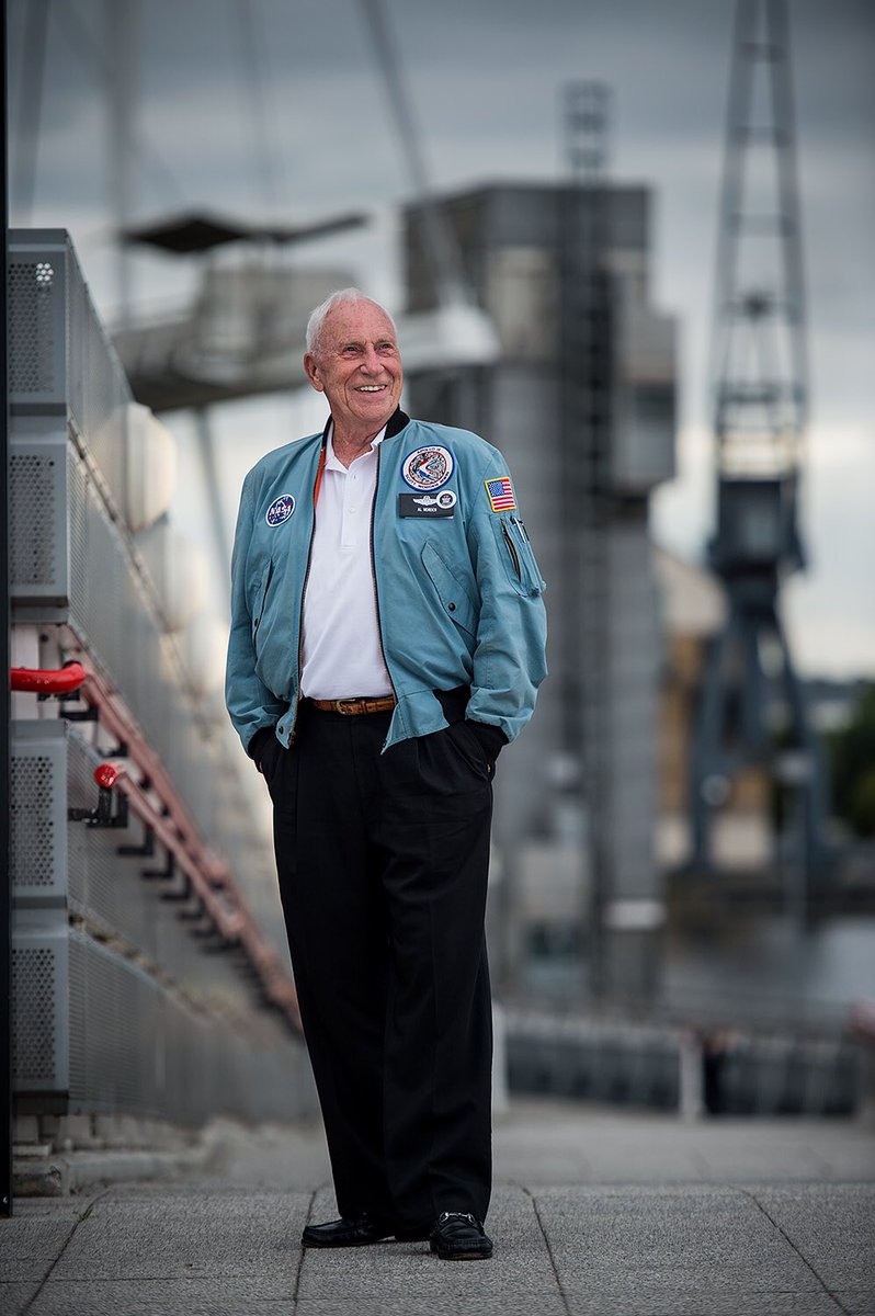 Victrix75's tweet photo. Happy Birthday to #Apollo15 amazing #astronaut @WordenAlfred A great pleasure to work with & call you my friend. πpro photos: c.@MCockerham https://t.co/vDayz49Yxi