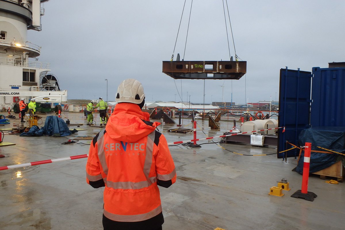 ServtecOU's tweet photo. https://t.co/fIOg19aTaj Servtec took part in a three-week project in #Denmark, working on a Fred. Olsen #Marine Services #Windcarrier. #NDT https://t.co/P9s7OA0g6c