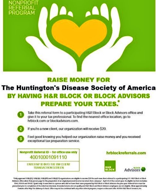 KipenziC's tweet photo. Help @HDSA raise💵when getting your taxes done by @HRBlock w/ code 40010001091110. If u're a new client, we get $20! Thx #BlockWithWatson #AI https://t.co/kcbKXhKpKW