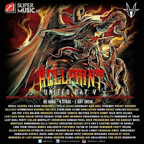 Hail Begundal! Sampai Jumpa di pagelaran Hellprint-United DAY V
Bring Your Troops &amp; See You guys in the Moshpit \m/
#Burgerkill 
#Begundal