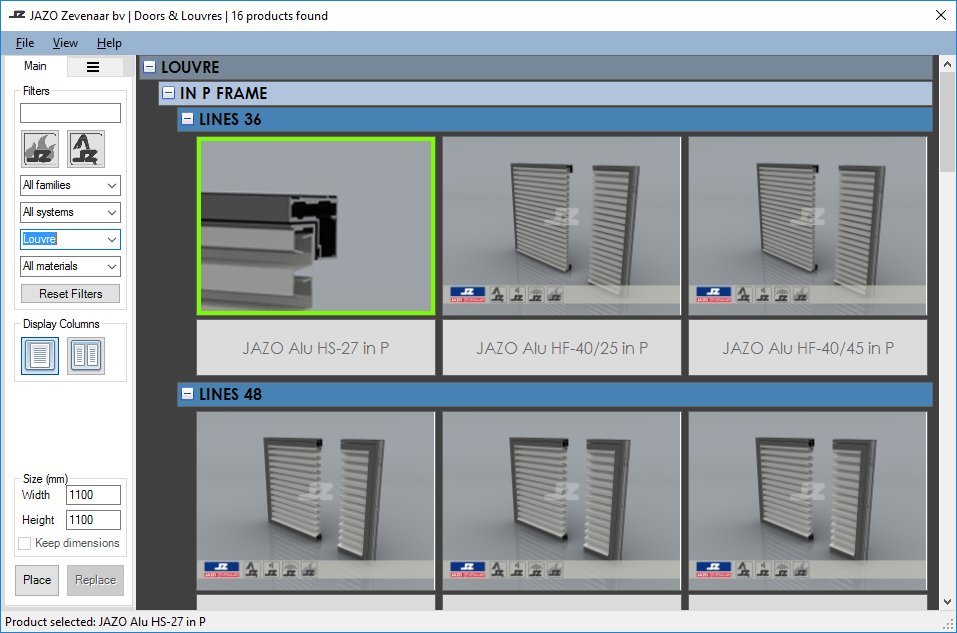 jazo_nl's tweet photo. New! Official release for #Revit 2016 &amp; 2017. #JAZO doors &amp; louvres app, #Autodesk App Store https://t.co/QgNcumAL45 https://t.co/y7MEwSWfS2