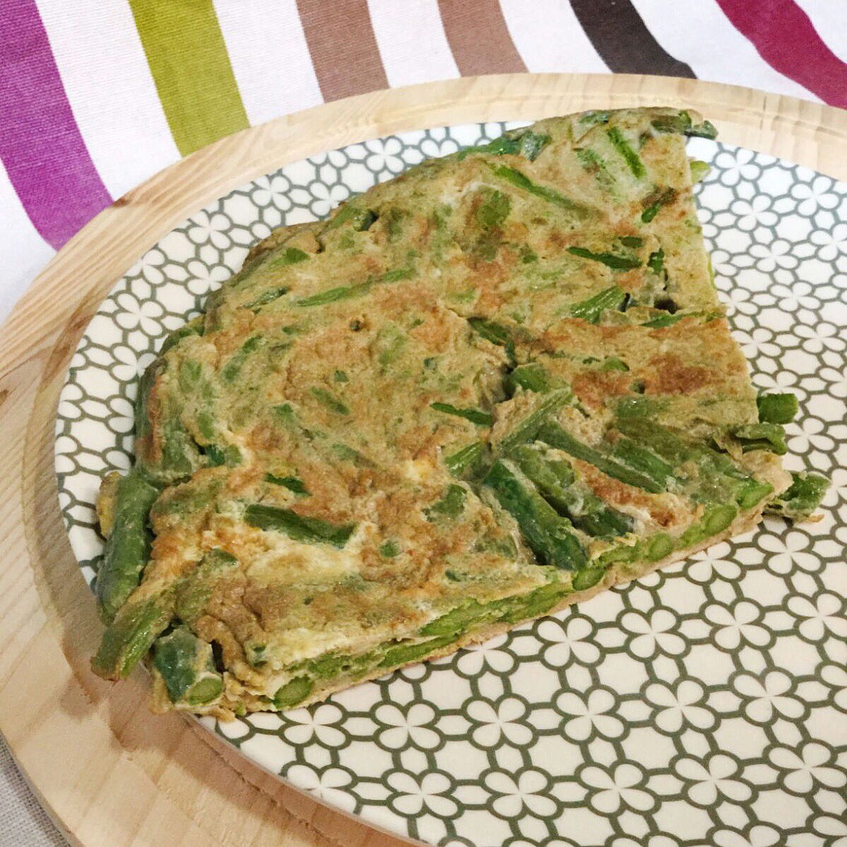 No te quedes sin tu porción de tortilla de espárragos. Desayuno saludable y energético ❤️
