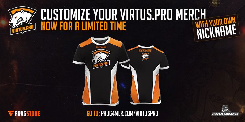 New! Virtus.pro jerseys with your own nickname, limited quantity → prog4mer.com/VirtusPro