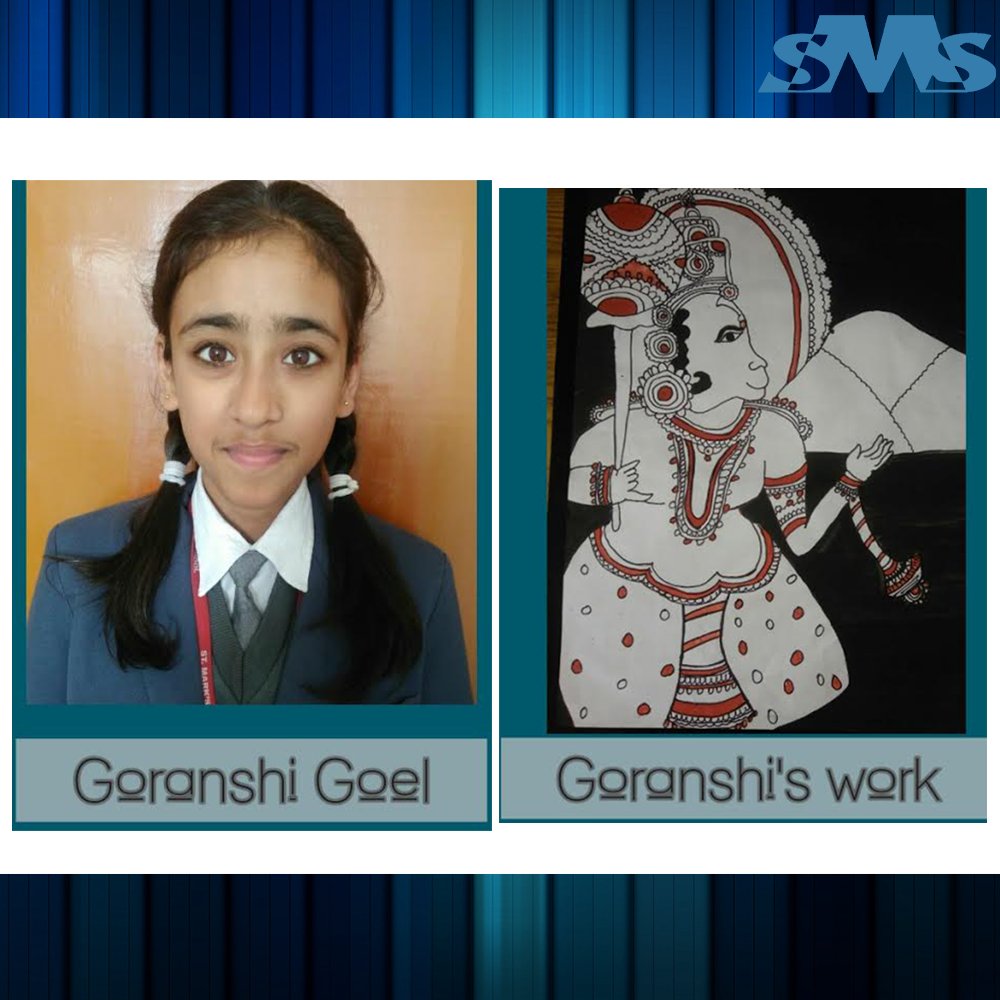SMGSMeeraBagh's tweet photo. The virtuosity of this artwork speaks volumes for its artist Goranshi Goel. The seamless strokes of her brush leaves an imprint. https://t.co/uX0vOeuhLf