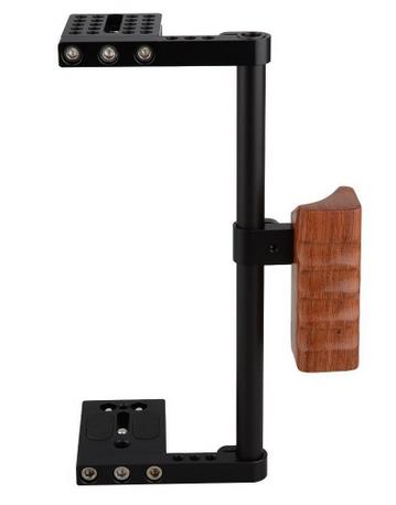 CAMVATE DSLR Camera Cage with Wooden Handgrip for Nikon D800 Stabilizer Steadicam
t.cn/RJLcF9l