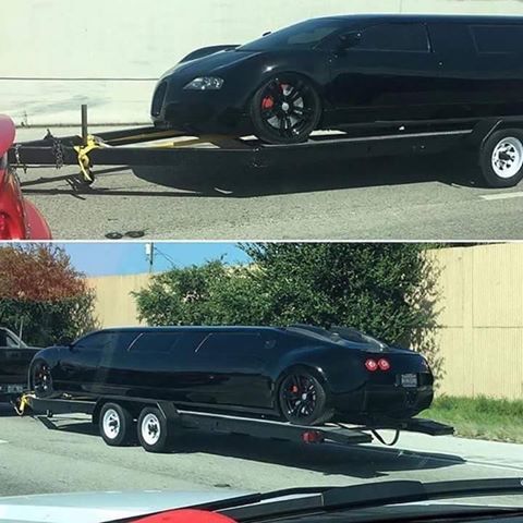 CarParts4LessUK's tweet photo. Is this the ultimate Stretched Limo or is it just #TastelessTuesday?
@Bugatti #TravelTuesday #Bugatti #SuperCar #StretchedLimo https://t.co/or12oOcCmj