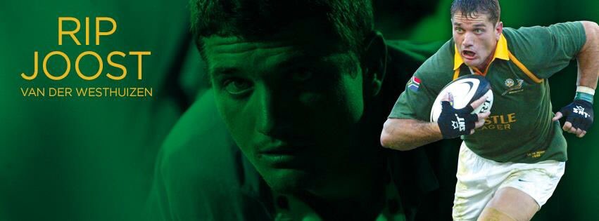 shaunvanwyk's tweet photo. RIP Joost, a true sporting #hero and #legend #joostvanderwesthuizen #j9foundation #Springboks #springbokLegend #loverugby https://t.co/5NXLfB1DAb