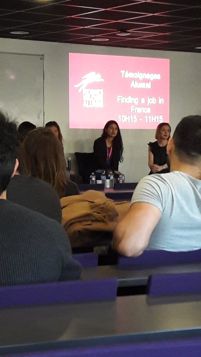 s_hiaumet's tweet photo. #studyinfrance @RennesSB and find a #job in France! Thanks for sharing your experience @RennesSBAlumni https://t.co/EfOr1hrB8Q