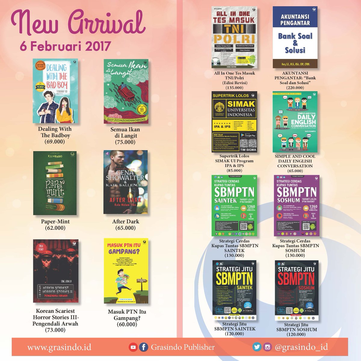 Grasindo Publisher (@grasindo_id) on Twitter photo Dapatkan buku terbaru dari Grasindo di Gramedia terdekat di kotamu atau melalui online di <a href="/gramedia_com/">Gramedia.com</a> ! Dapatkan buku terbaru dari Grasindo di Gramedia terdekat di kotamu atau melalui online di <a href="/gramedia_com/">Gramedia.com</a> !