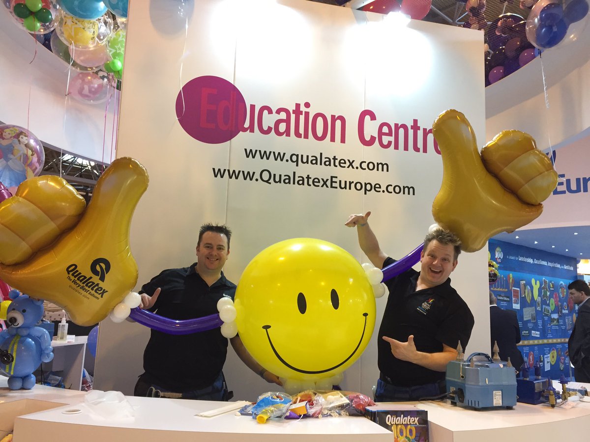 QualatexBalloon's tweet photo. Check out Qualatex balloon demos today at The Stage in hall 3 at #SpringFair. 12:30 with Dom Cassidy and 16:30 with Keith Stirman! https://t.co/QlmO0e3LKW