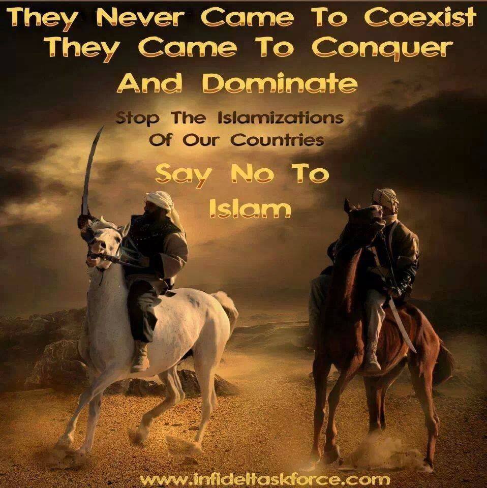 RightWingMcc's tweet photo. #InfidelsUnite 
#Crusade 
#DestroyIslam 
#BanTheBurka 
#BombMecca 
#IslamIsTheProblem 
#MuzziesGoToHell https://t.co/2wMl4wiX1U