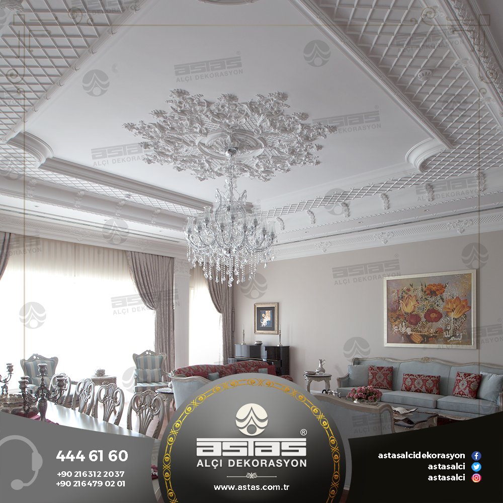 AstasAlci's tweet photo. İhtişam ve zarafeti evinizde buluşturan detaylar.. #astas #astasalci #plaster #plasterworks #kartonpiyer #luxury #design #decoration https://t.co/5GskiQlCM1