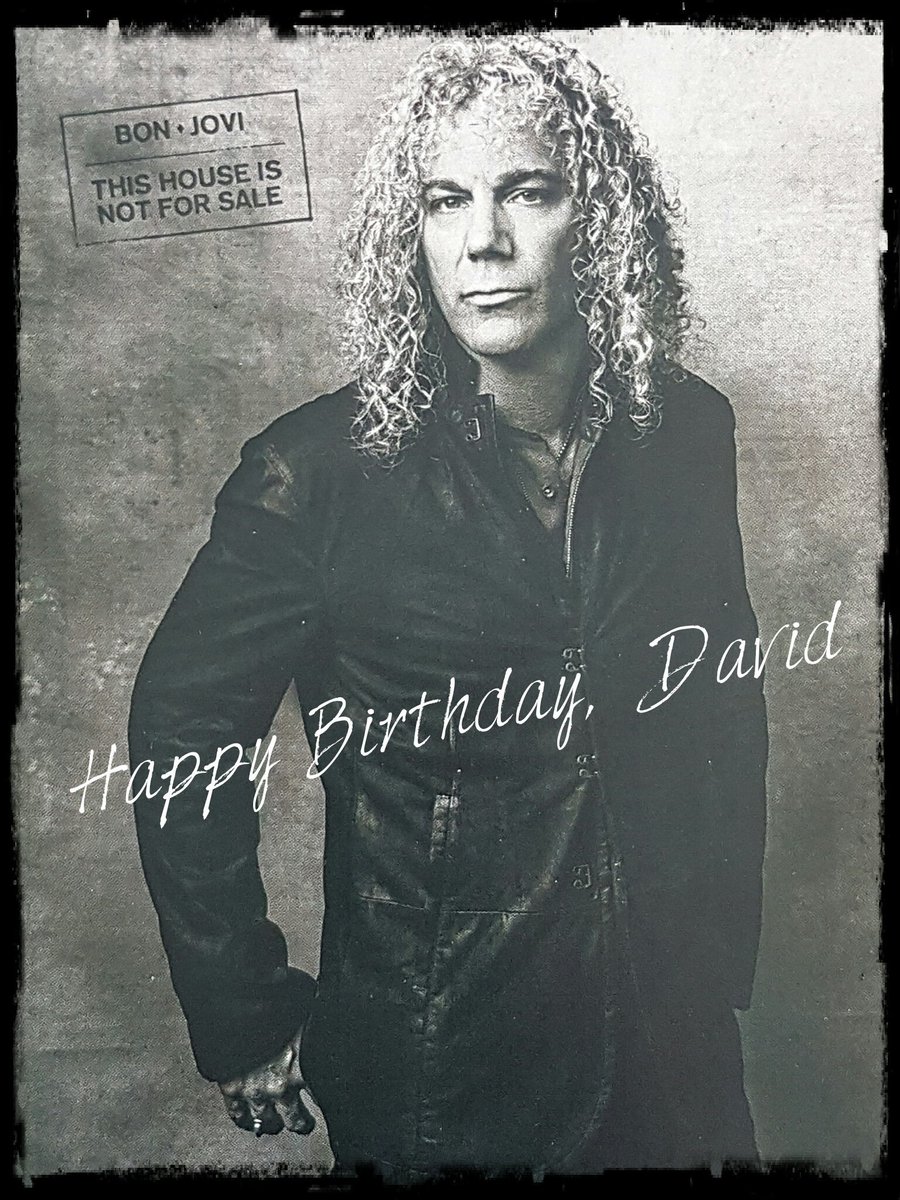 Galaxy80000's tweet photo. Happy Birthday, David @BonJovi
#bonjovi #davidbryan #jonbonjovi #jbj #backstagejbj #THINFS https://t.co/iUFLV2je6o