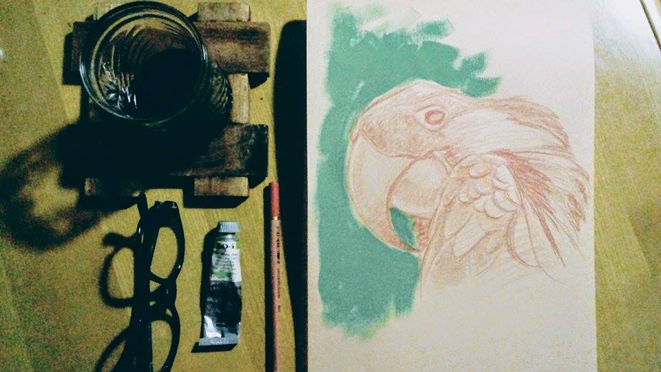ClaudiaCalvisi's tweet photo. Coffee and cocorita  #sketching #pencil https://t.co/R3KPrrqZIB