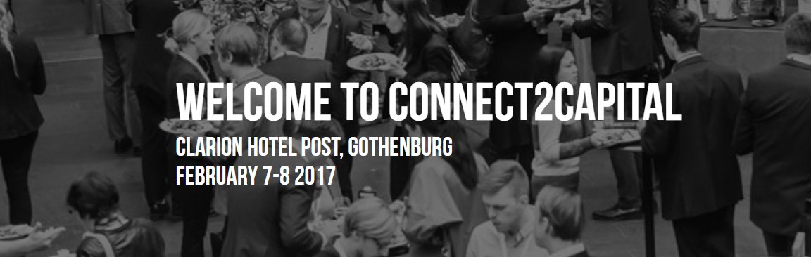 Meet our investors Yilmaz Mahshid (life science) and Per Anell (tech) at this year's <a href="/con2cap/">Connect 2 Capital</a> #gbgtech connect2capital.org/agenda
