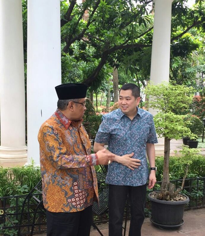 Pertemuan dengan Ketua Umum PBNU KH Said Aqil membahas berbagai persoalan bangsa di kediaman, Jakarta