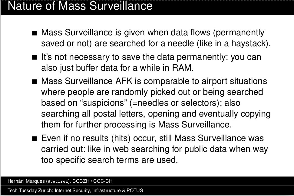 vecirex's tweet image. The slides for the talk today @impacthubzurich for the @TechTuesday_CH are getting ready.
/@ninoez
#StopBÜPF #NDGnein #NSAUA #VDS #XKeyscore