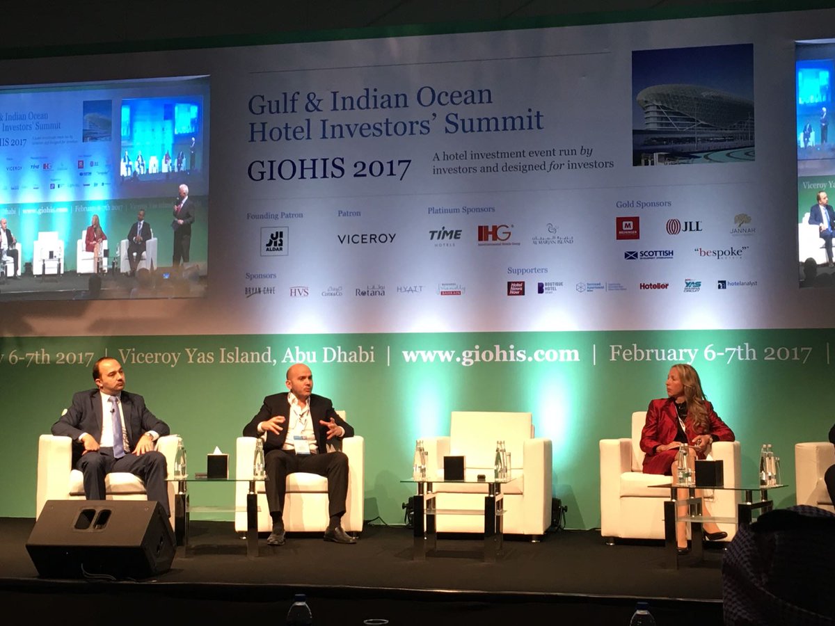 FORM_Hotel's tweet photo. .@FORM_Hotel Tarek M. Daouk introduces the brand at GIOHIS and talks about its future prospects- 'New Owning Kids on the Block' #hospitality https://t.co/La0DMVwYjn