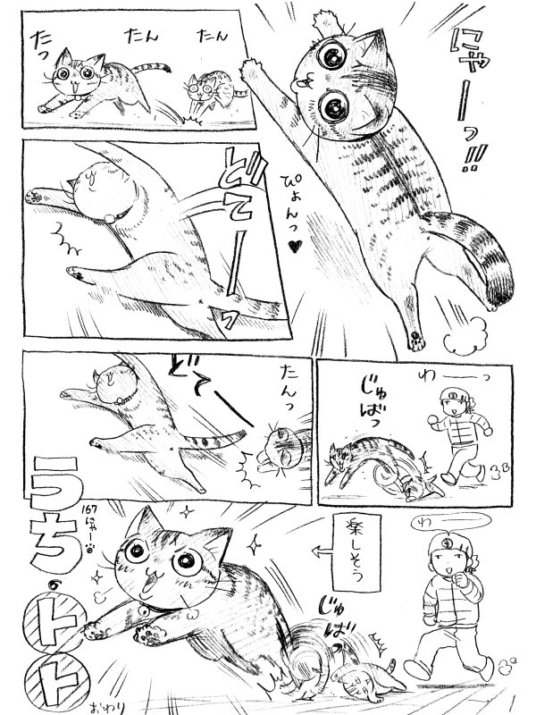 ねこまんが。第167話。新年早々腐っておりました。ようやく、復活。今月中にはうちのトトの遅れは取り戻せそうです…!待っていてくださった方、ご心配おかけしました。 