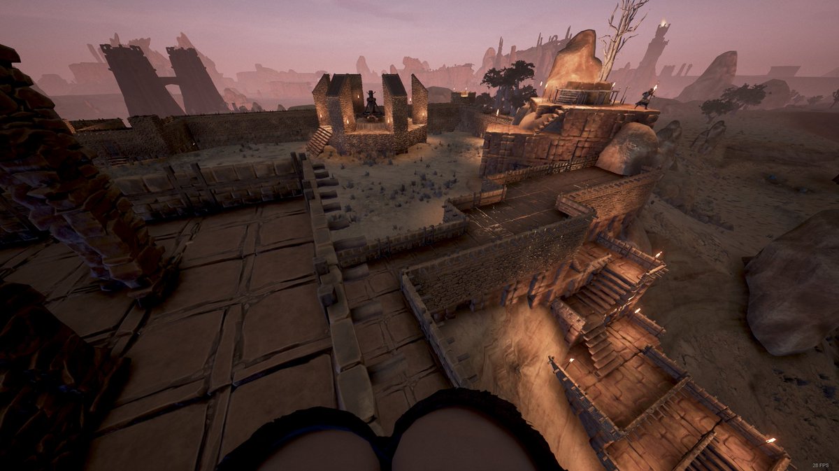 Lovejayleee's tweet image. Nice View! I mean the build! Kappa #conanexiles #Conan #BuildProgress Yes I do need some statues though! &amp;lt;3 Loving the game! @ConanExiles