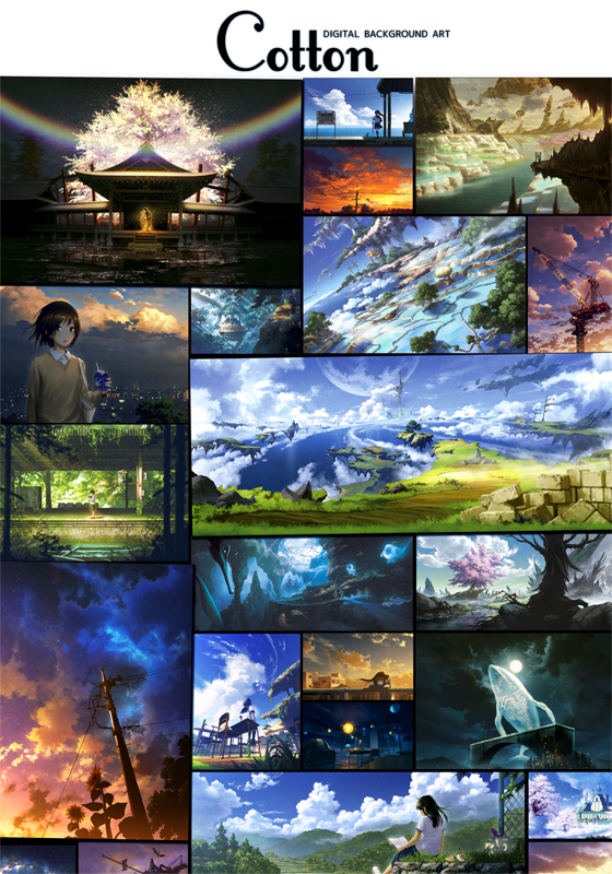 ট ইট র Mocha 画集第2弾発売決定 Comitia119 O15a Cotton 風景メインのイラスト集や背景のメイキングなどを頒布致します 通販 頒布物の詳細 T Co Azxihcnqig