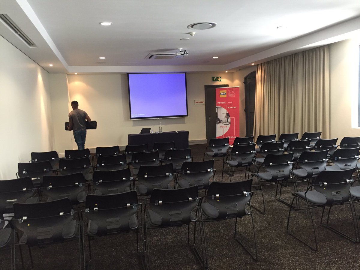 uctgsbsolutions's tweet photo. Setting up for the @UCTGSB Venture Incubation Program. Presenting more about the program that starts in March! 10 startups selected. #VIP17 https://t.co/QjJuMESpUp