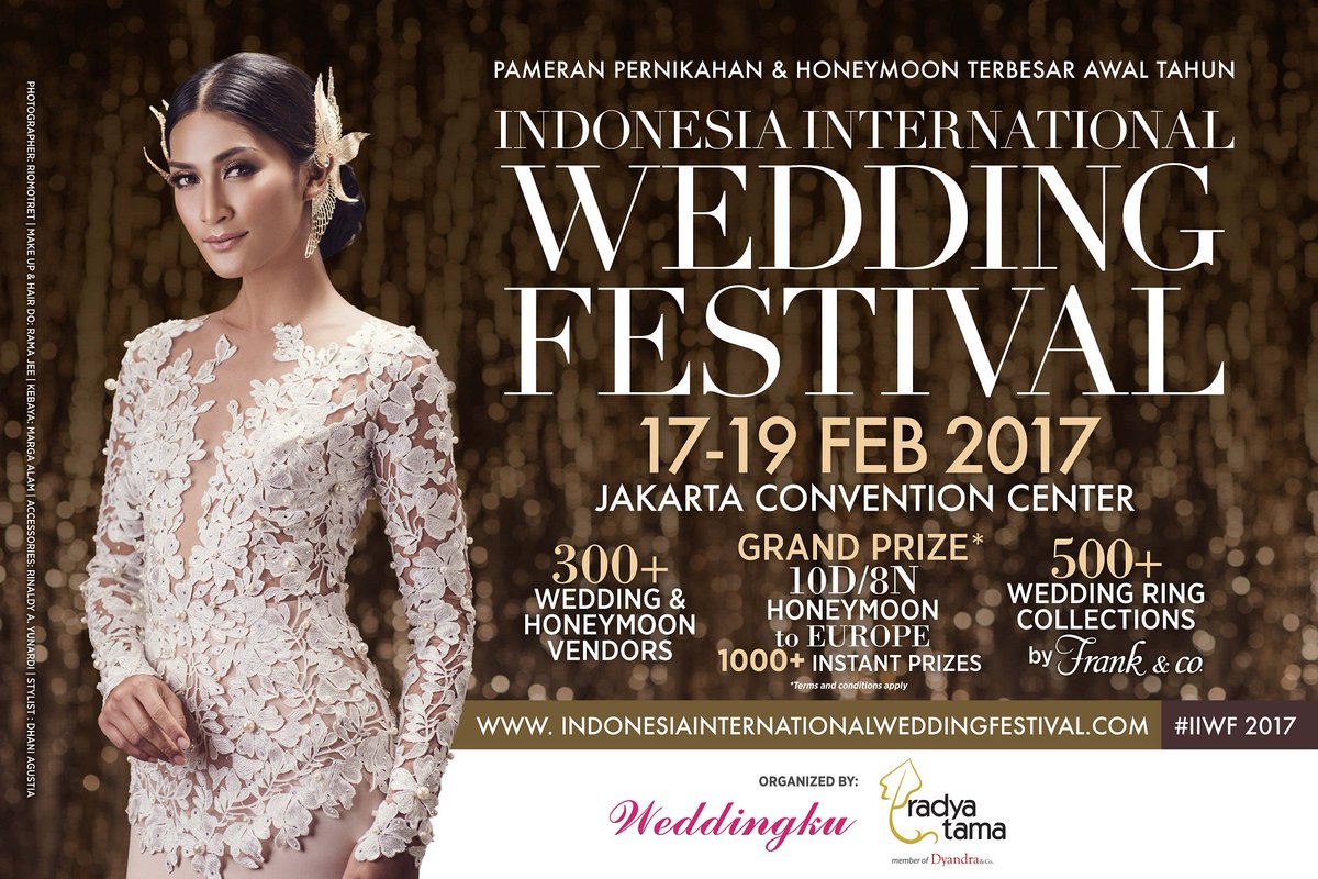 liputan6dotcom's tweet photo. Don’t miss it all brides and grooms to be, INDONESIA INTERNATIONAL WEDDING FESTIVAL 2017 #IIWF2017
#Weddingku
#Kerabatdyanutama
#exhibition https://t.co/ahXHUe0slM