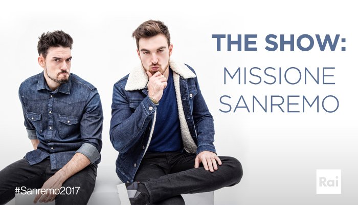 Esclusiva Web ⚡️ 
<a href="/theshowisyou/">theShow</a>: #MissioneSanremo
"Inside voice" dell'evento, in esclusiva sui nostri Social e su <a href="/RaiPlay/">RaiPlay</a>!
#Sanremo2017